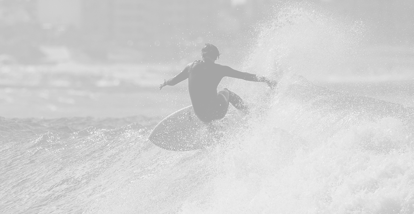 Surfer mid-turn — awareness, adjustment, flow in action
