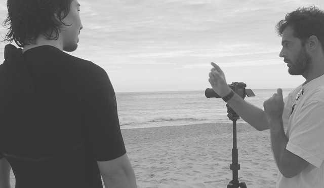 1:1 surf coaching session in the water