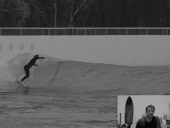 Applying coaching feedback on a wave